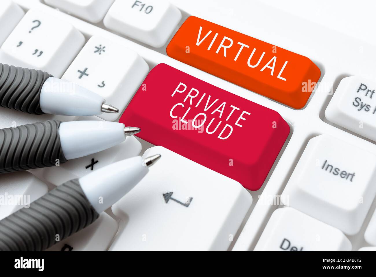 Handwriting text Virtual Private Cloud. Business concept configurable pool of shared computing resources Stock Photo