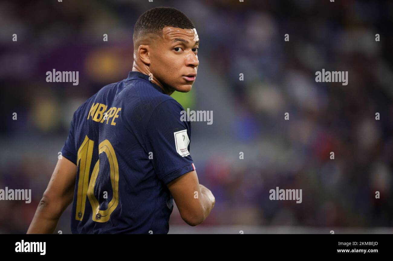France's Kylian Mbappe pictured during a soccer game between France and ...