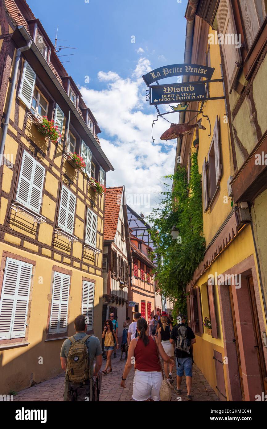 Colmar (Colmer, Kolmar) halftimbered houses, Old Town in Alsace