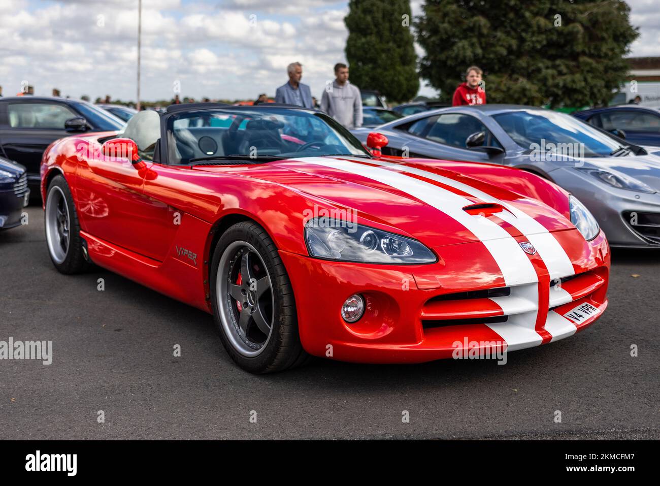 2007 Dodge Viper SRT-10 ‘V4 VPR’ on display at the October Scramble held at the Bicester Heritage Centre on the 9th October 2022 Stock Photo