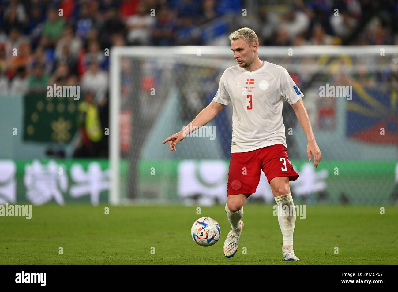 Doha, Catar. 26th Nov, 2022. Victor Nelsson of Denmark during the match ...