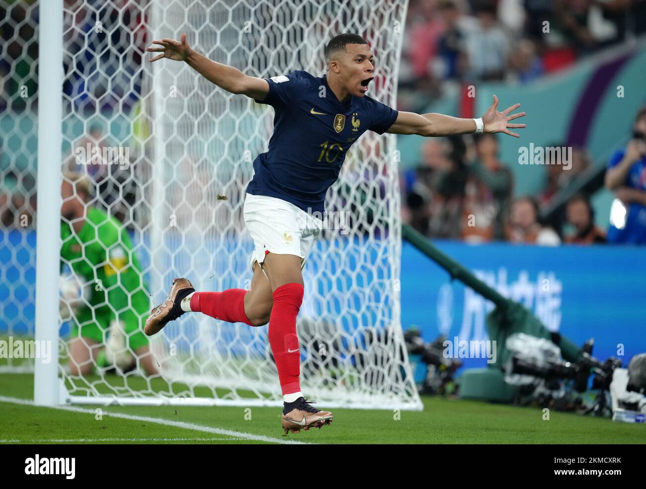 France S Kylian Mbappe Celebrates Scoring Their Side S Second Goal Of France S Kylian Mbappe Celebrates Scoring Their Side S Second Goal Of