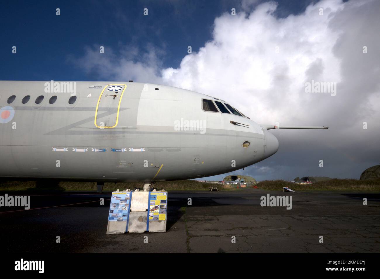 Newquay Cornwall UK 11 25 2022 RAF St Mawgan Vickers VC10 ZA148 Aircraft Refueller 1967 Royal Airforce 101 Squadron Stock Photo