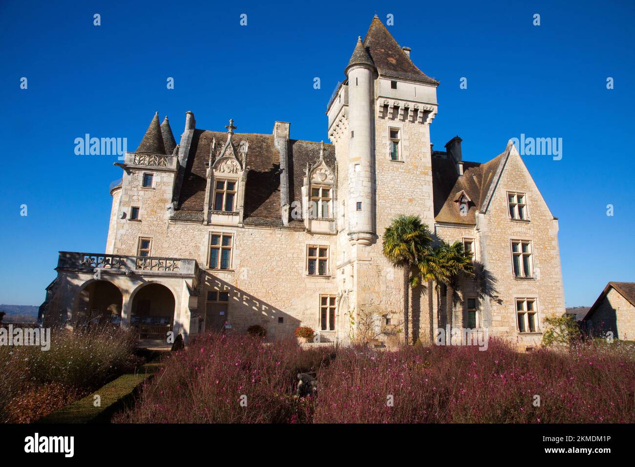 FRANCE. Dordogne, Perigord Noir, Castelnaud-la-Chapelle, Chateau des Milandes, former castle of Josephine Baker Stock Photo