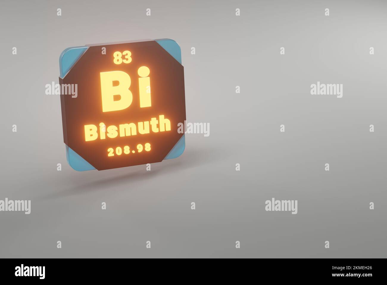 Bismuth Element Symbol 3d