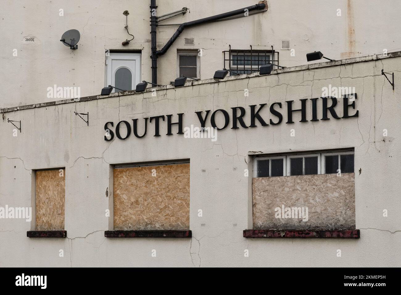 South Yorkshire Inn (closed), Mexborough,  Doncaster, South Yorkshire, England, UK Stock Photo