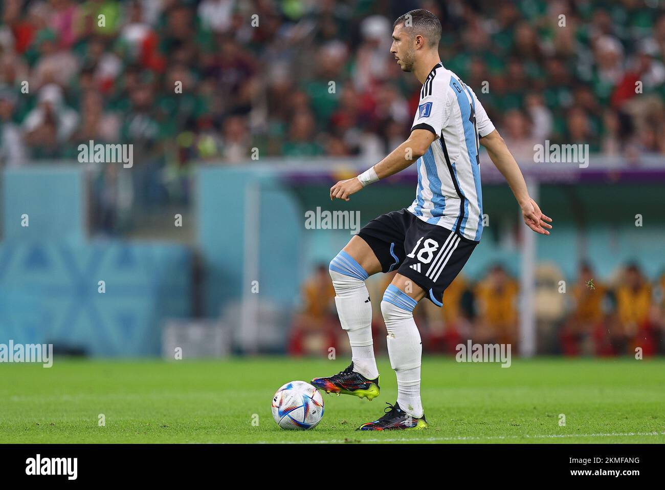 Guido Rodriguez during the FIFA World Cup Qatar 2022 Group C match
