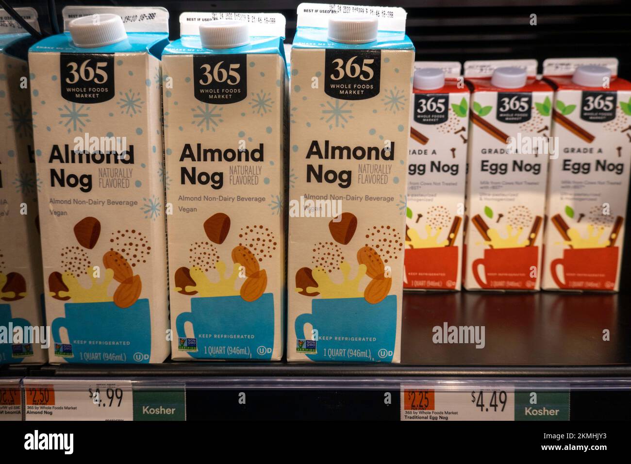 Whole Foods holiday nogs are available at 63 Madison Avenue in New York