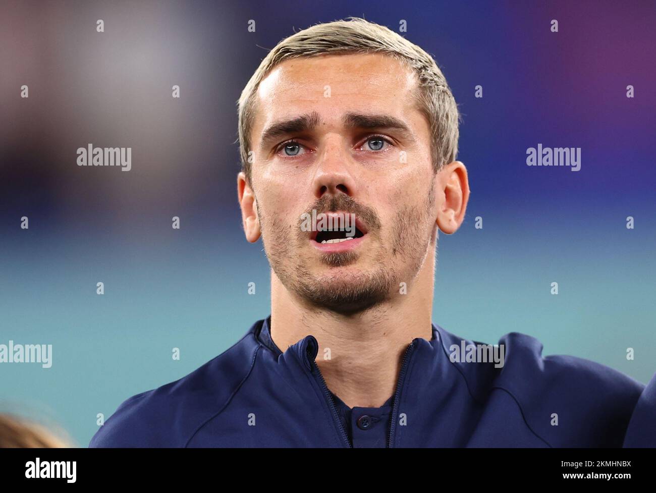 Doha, Qatar, 26th November 2022. Antoine Griezmann of France  during the FIFA World Cup 2022 match at Stadium 974, Doha. Picture credit should read: David Klein / Sportimage Stock Photo