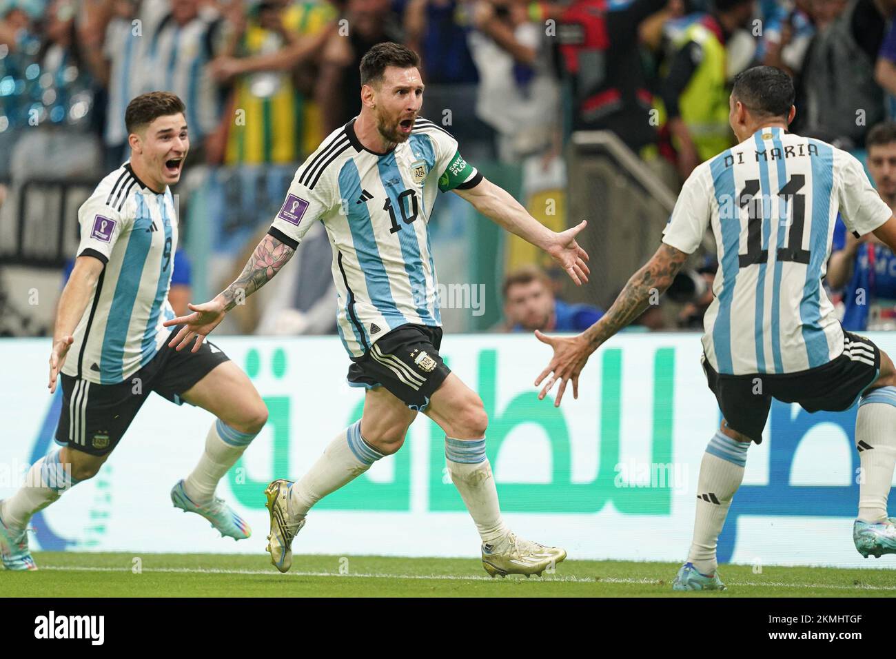 Doha, Lusail, Qatar, Qatar. 26th Nov, 2022. LUSAIL, QATAR - NOVEMBER 26: Player of Argentina Lionel Messi during the FIFA World Cup Qatar 2022 group A match between Argentina and Mexico at Khalifa International Stadium on November 26, 2022 in Doha, Qatar. (Credit Image: © Florencia Tan Jun/PX Imagens via ZUMA Press Wire) Stock Photo