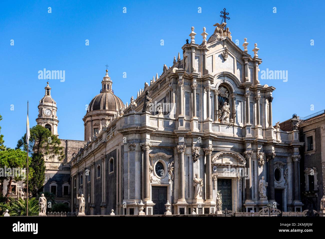 The Cathedral of Sant'Agata, Catania, Sicily, Italy. Stock Photo