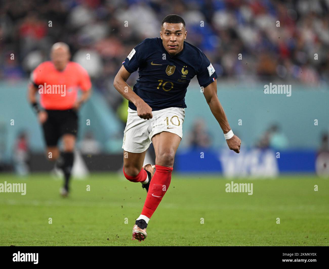 Doha, Catar. 26th Nov, 2022. Kylian Mbappé of France during a match ...