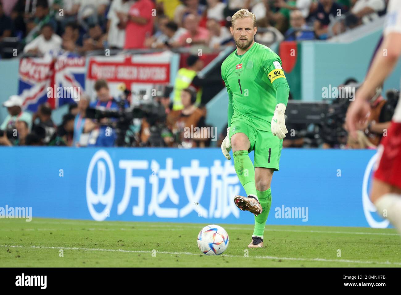 Denmark goalkeeper Kasper Schmeichel during the FIFA World Cup 2022