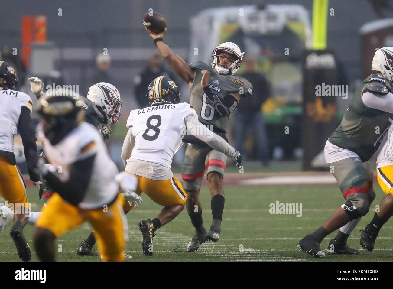 Monroe, LA, USA. 26th Nov, 2022. ULM quarterback Chandler Rogers (6