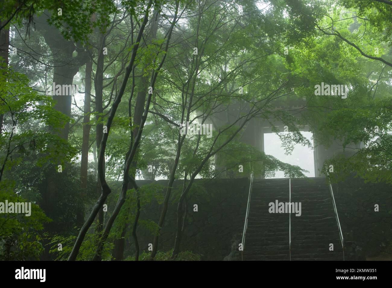 Atmospheric In The Mist In The Kagawa Mountains Negori ji Temple Is atmospheric-in-the-mist-in-the-kagawa-mountains-negori-ji-temple-is