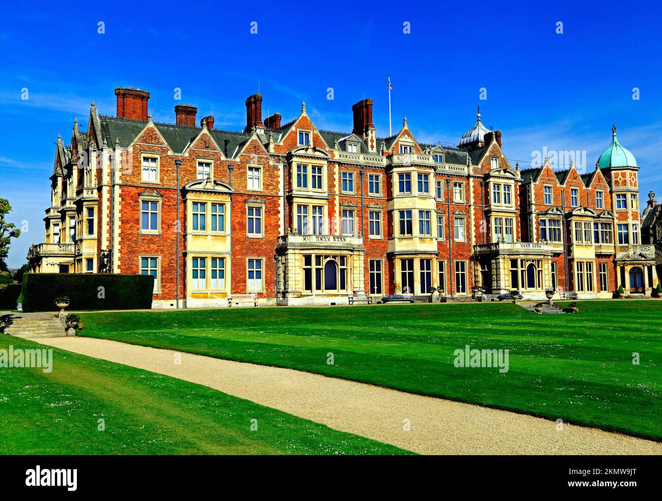 Sandringham House, Norfolk, England, Royal residence, UK Stock Photo