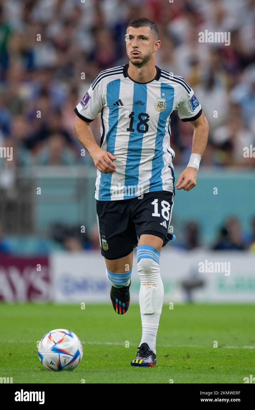 Guido Rodriguez of Argentina during the FIFA World Cup Qatar 2022 Group