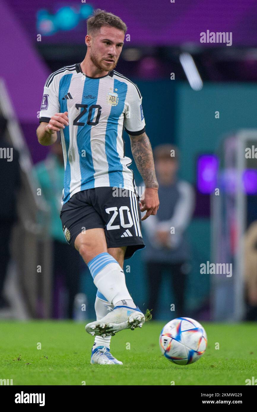 Lusail, Qatar. 27th Nov, 2022. Alexis Mac Allister of Argentina during ...