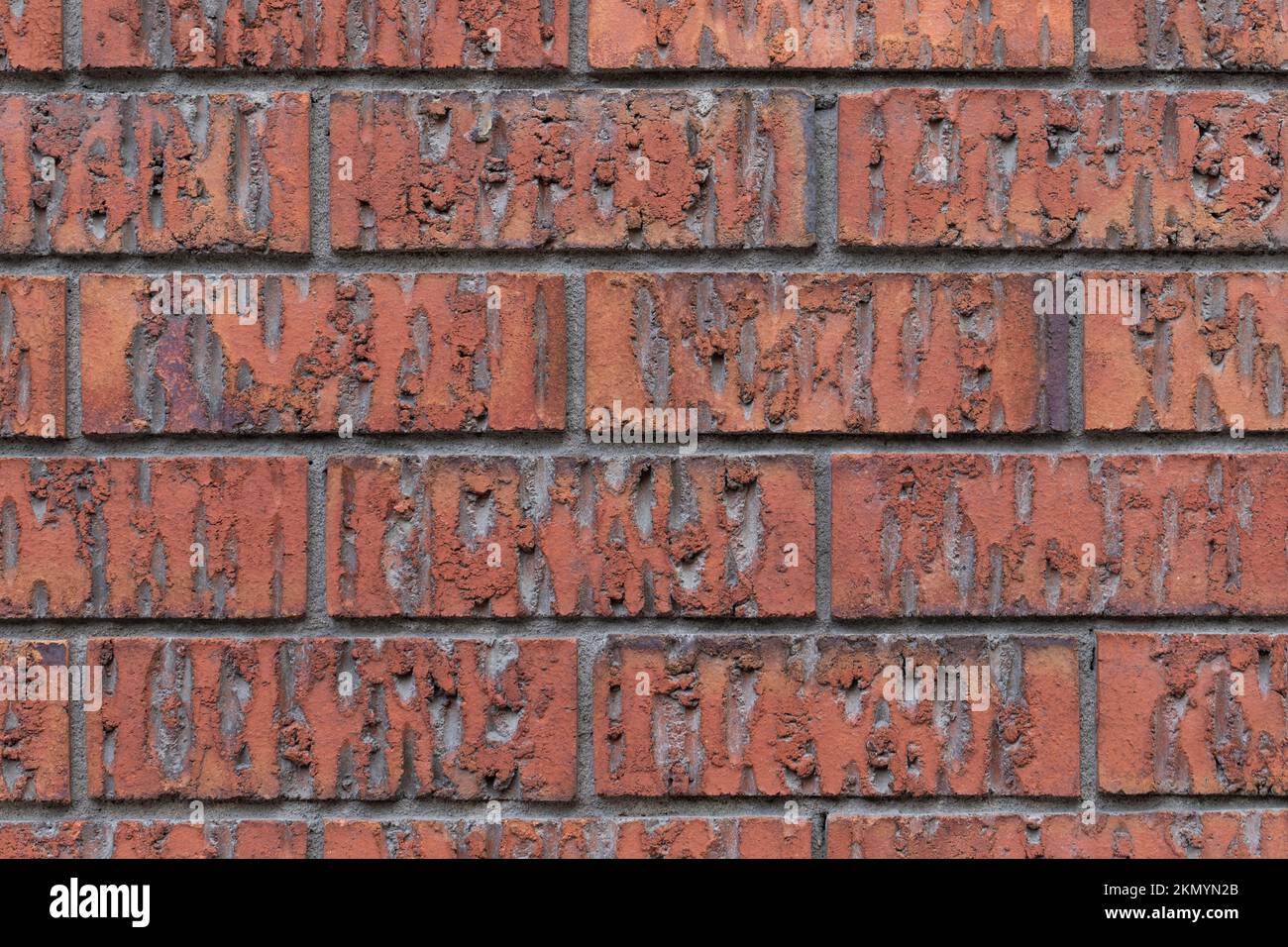 Old red brick wall close up textured background Stock Photo - Alamy