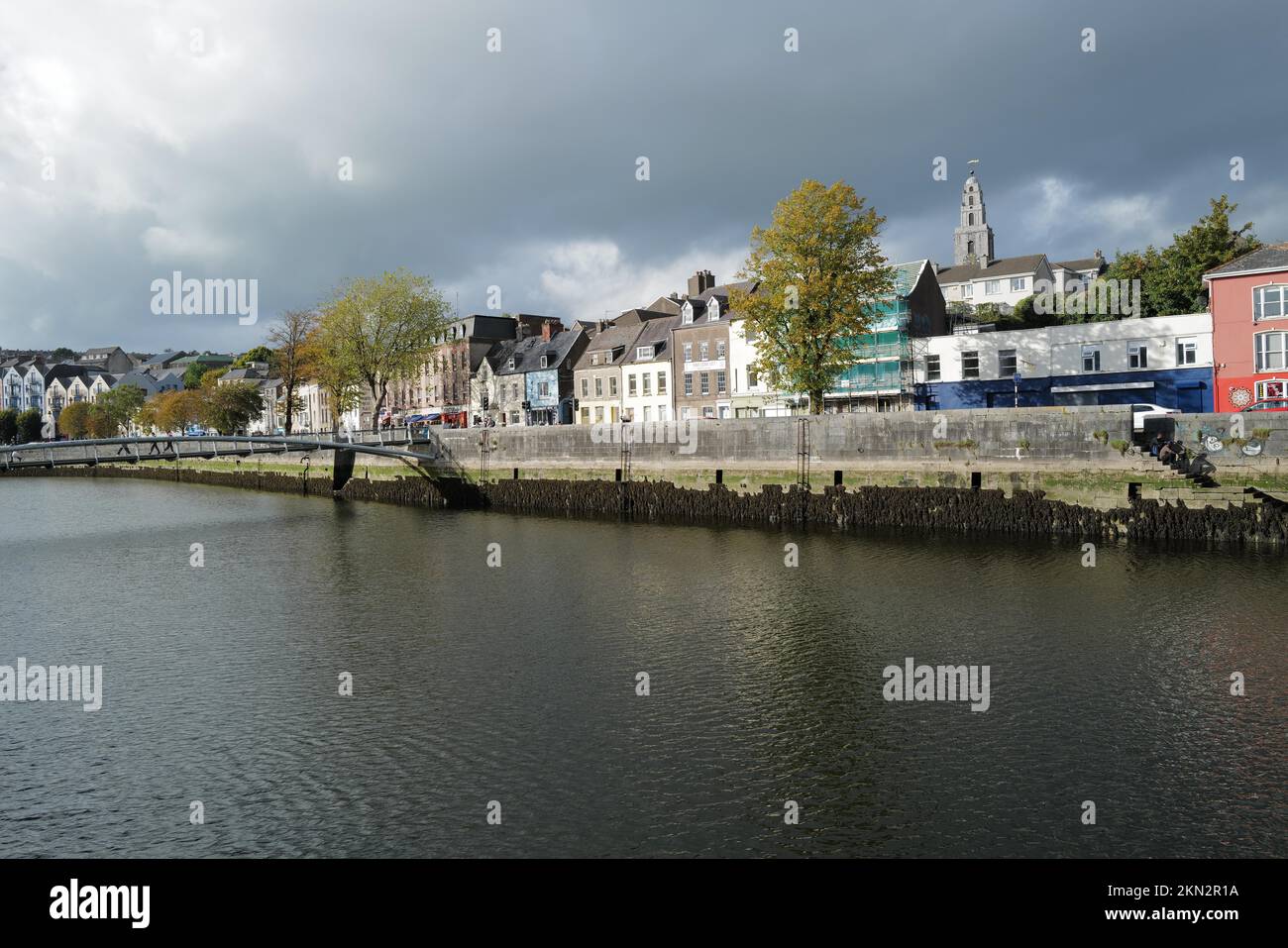 A view of the north side of the River Lee and the famous Shandon church
