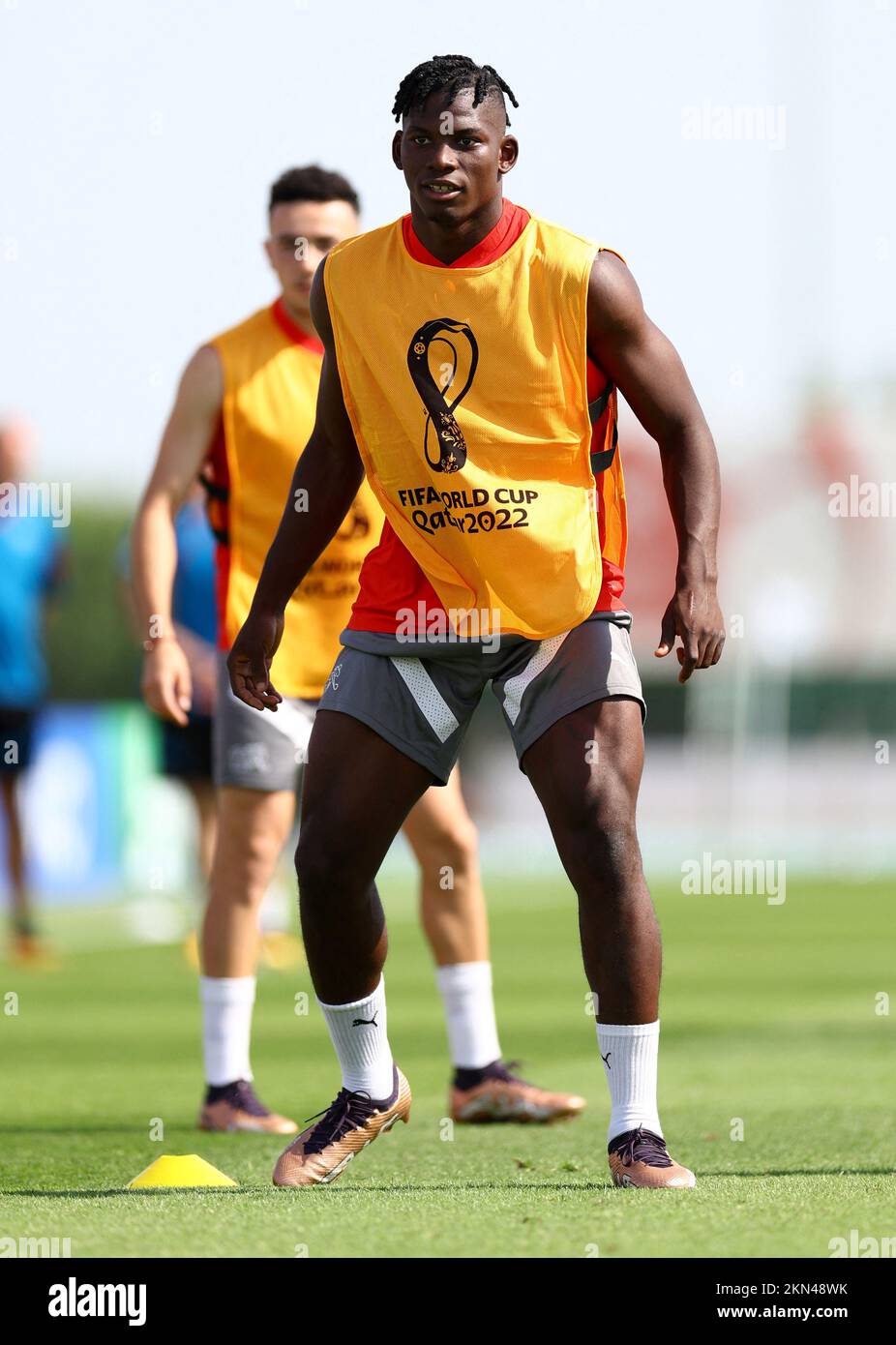 Breel Embolo Switzerland training 1. Can Embolo still join the team after June 13?