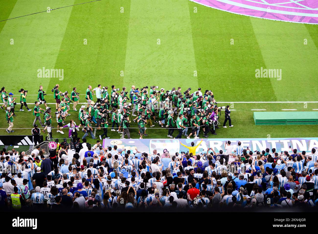 Lusail, Qatar. 14th Sep, 2022. Lusail, Qatar, Nov 26th 2022: XXX during a  match between Argentina vs Mexico, valid for the group stage of the World  Cup, held at the Estadio Nacional