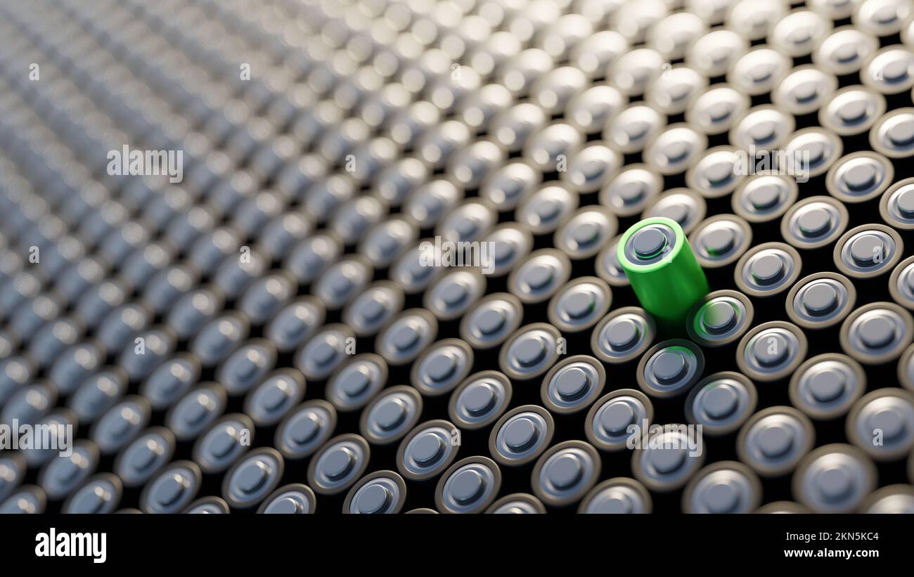 Infinite alkaline batteries on a plane with one best winning; original