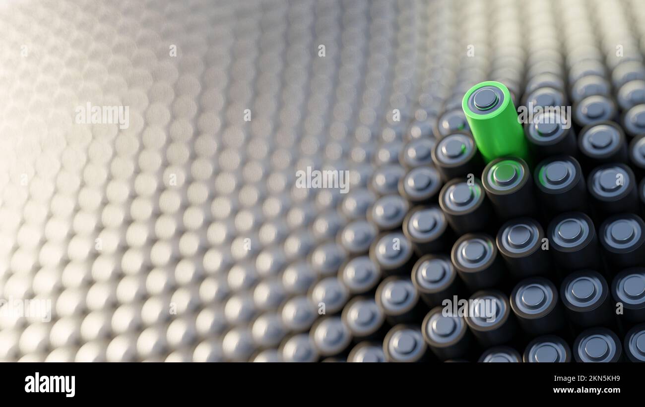 Infinite alkaline batteries on a plane with one best winning; original