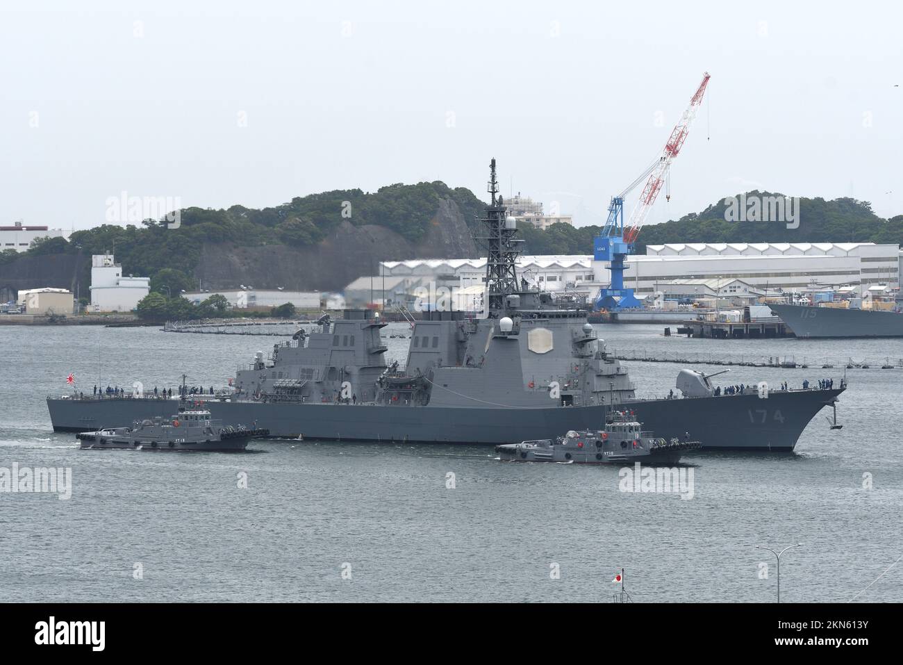 Kanagawa Prefecture, Japan - May 30, 2021: Japan Maritime Self-Defense ...