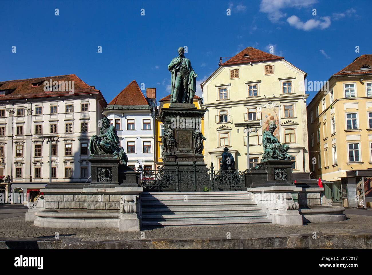 Archduke John of Austria statue in Graz, Austria - Austrian field ...