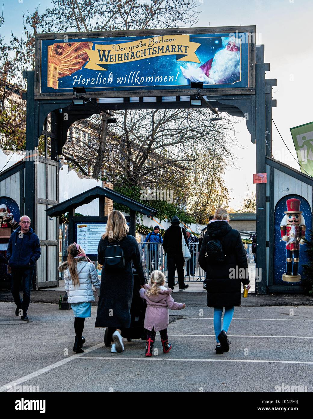 Winterzauber,Christmas market Winter Magic,Oldest market in East Berlin
