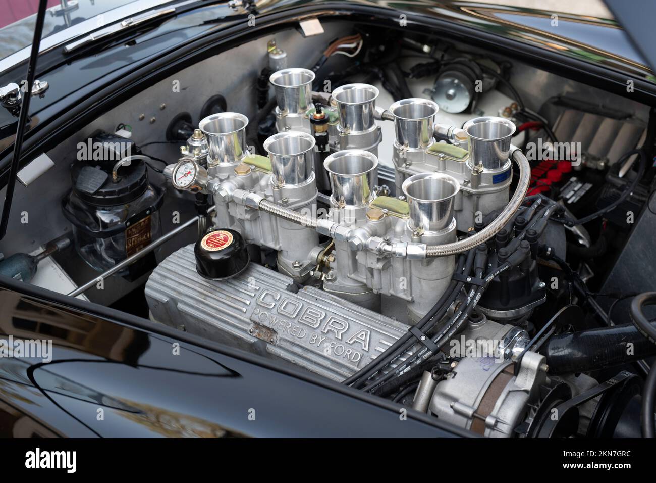 AC Cobra MkII Engine Stock Photo - Alamy