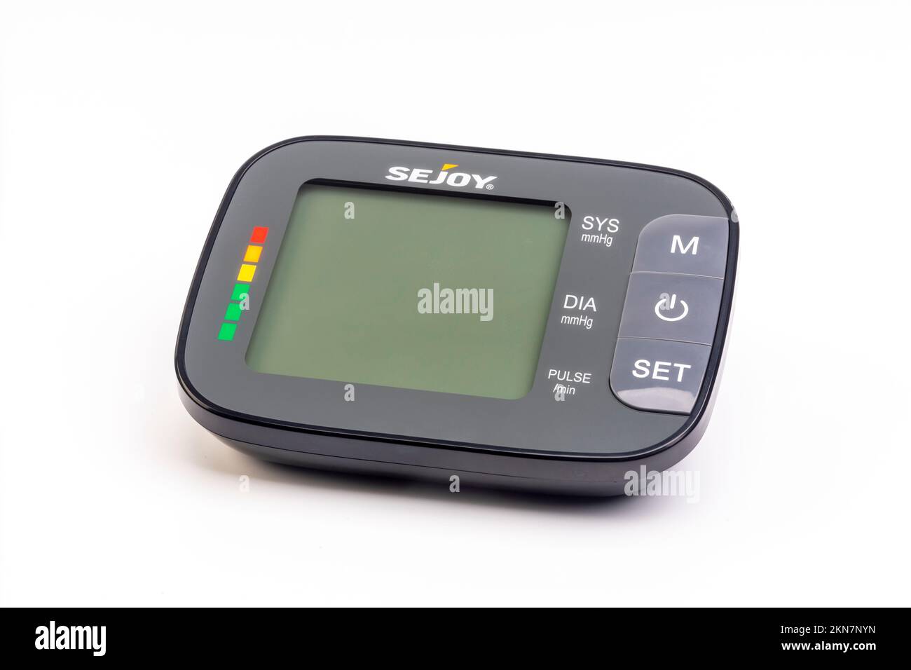 A Joytech Healthcare Sejoy blood pressure monitor Stock Photo