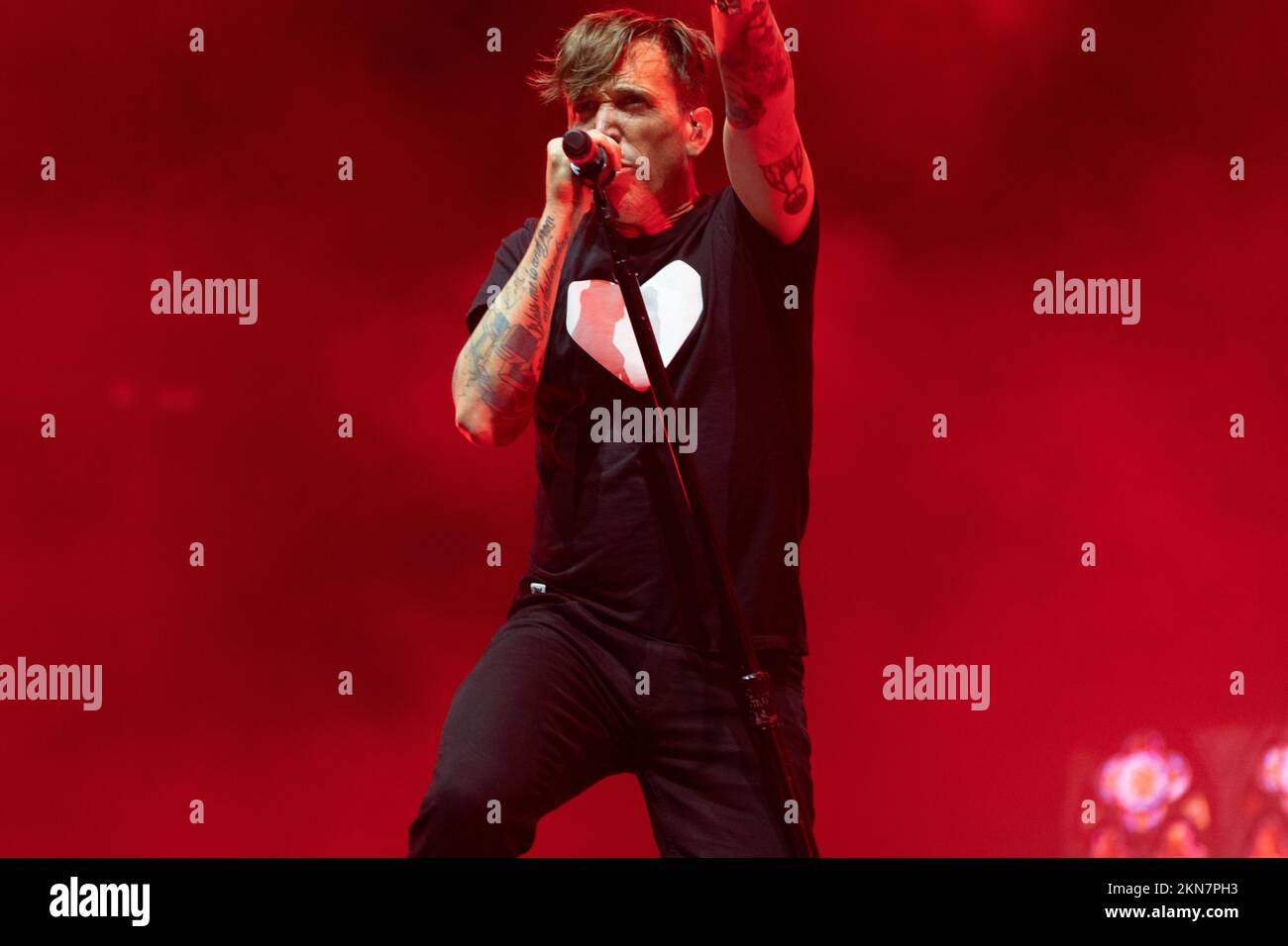 FREIBURG, Germany. , . Canadian Singer, Benjamin KOWALEWICS, vocals, of