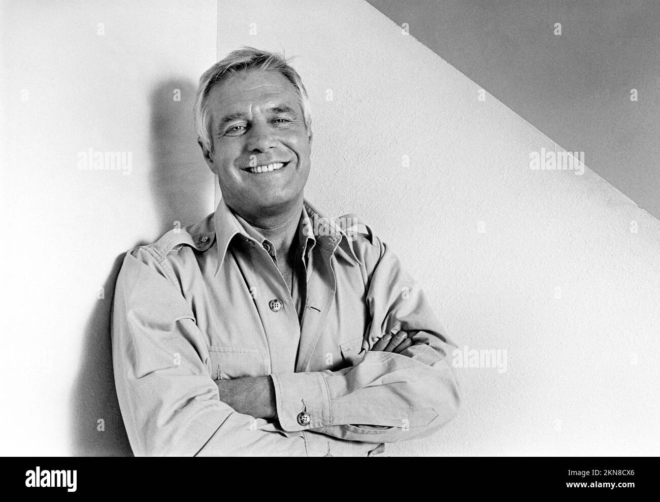 GEORGE PEPPARD in THE A-TEAM (1983), directed by STEPHEN J. CANNELL and FRANK LUPO. Credit: STEPHEN J. CANNELL PRODUCTIONS/UNIVERSAL TV / Album Stock Photo