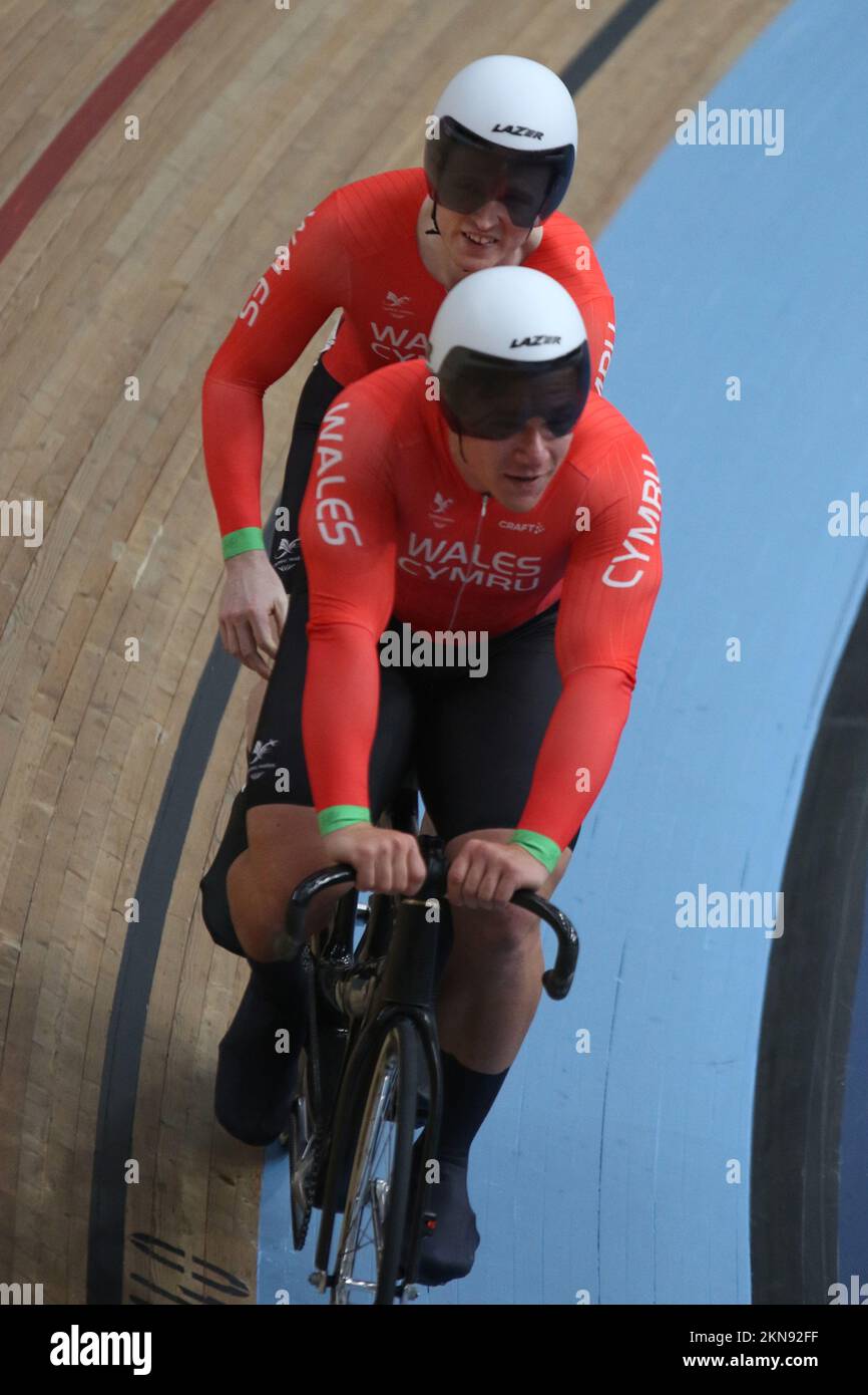 James BALL of Wales along with his pilot Matt Rotherham in the Men's