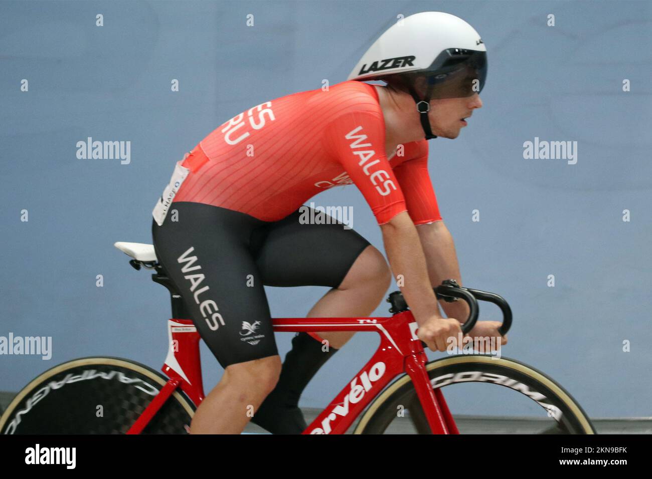 Rhys BRITTON of Wales in the Men's 40k points race cycling at the 2022 ...