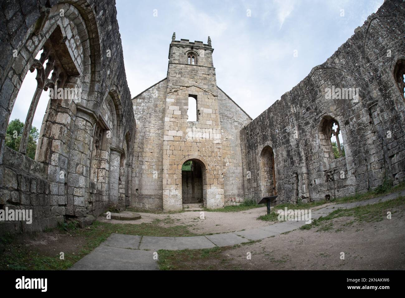 Wharram Percy St Martins Church Ruins East Yorkshire UK Stock Photo