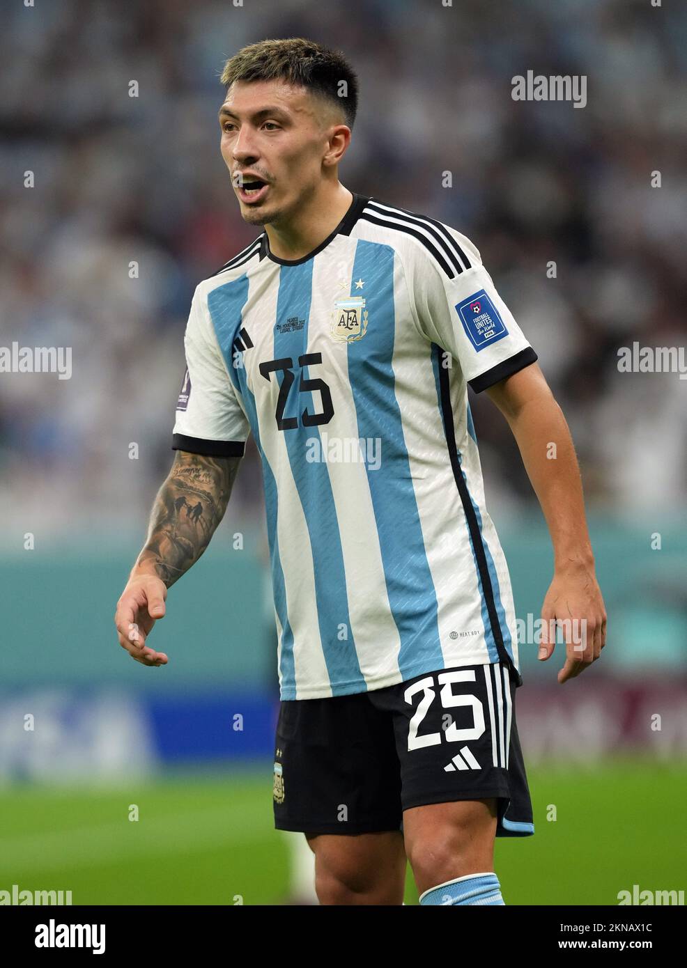 Argentina s Lisandro Martinez During The FIFA World Cup Group C Match argentina-s-lisandro-martinez-during-the-fifa-world-cup-group-c-match