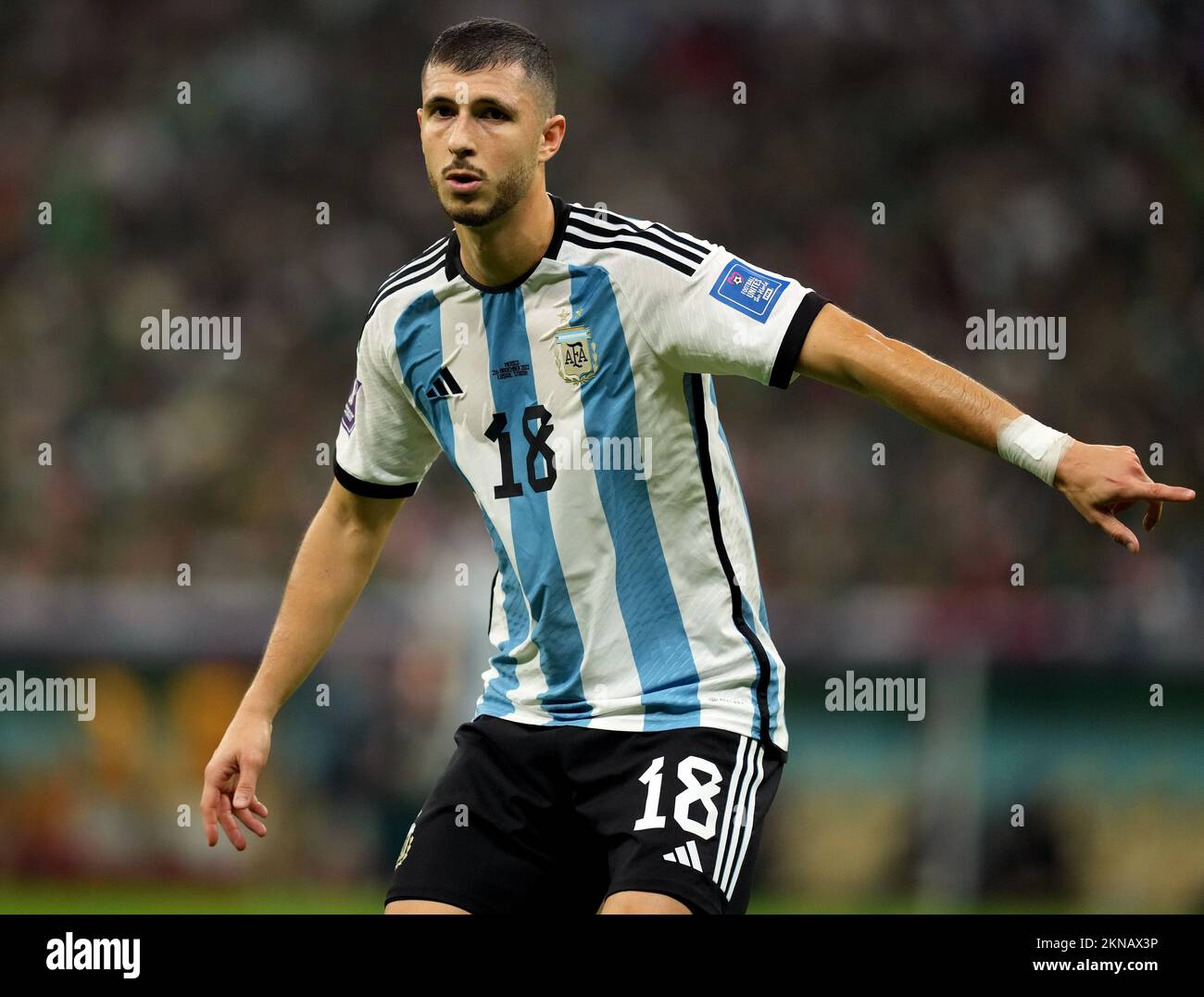 Argentina's Guido Rodriguez during the FIFA World Cup Group C match at
