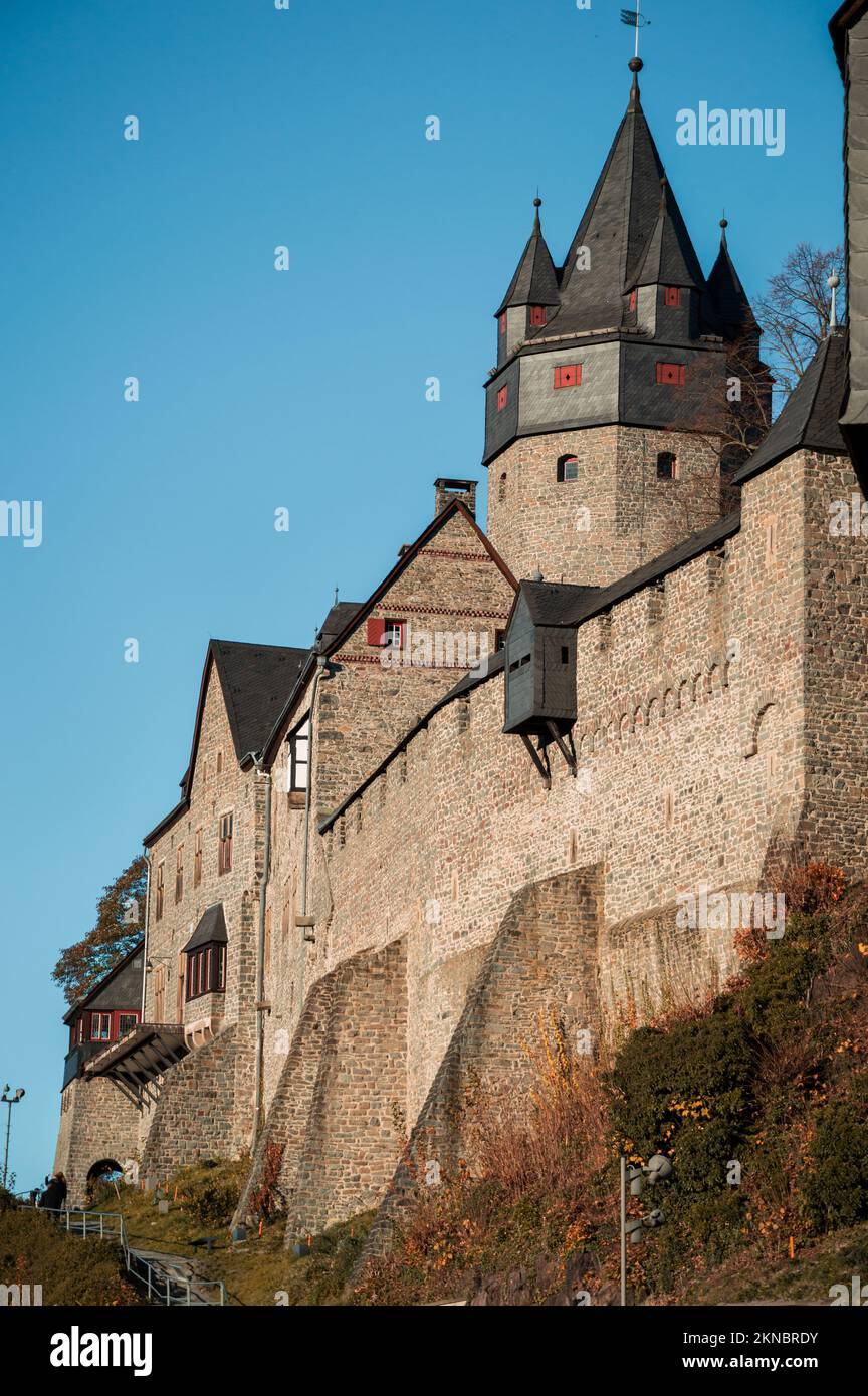 Altena Castle “Burg Altena“ in Sauerland Germany Stock Photo