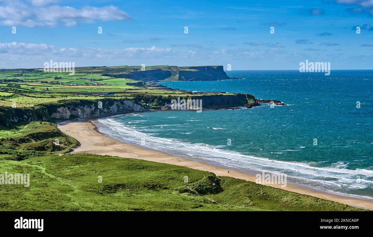 Wild Cliffs Wild cliffs at the Atlantic coastline of Northern Ireland near ...