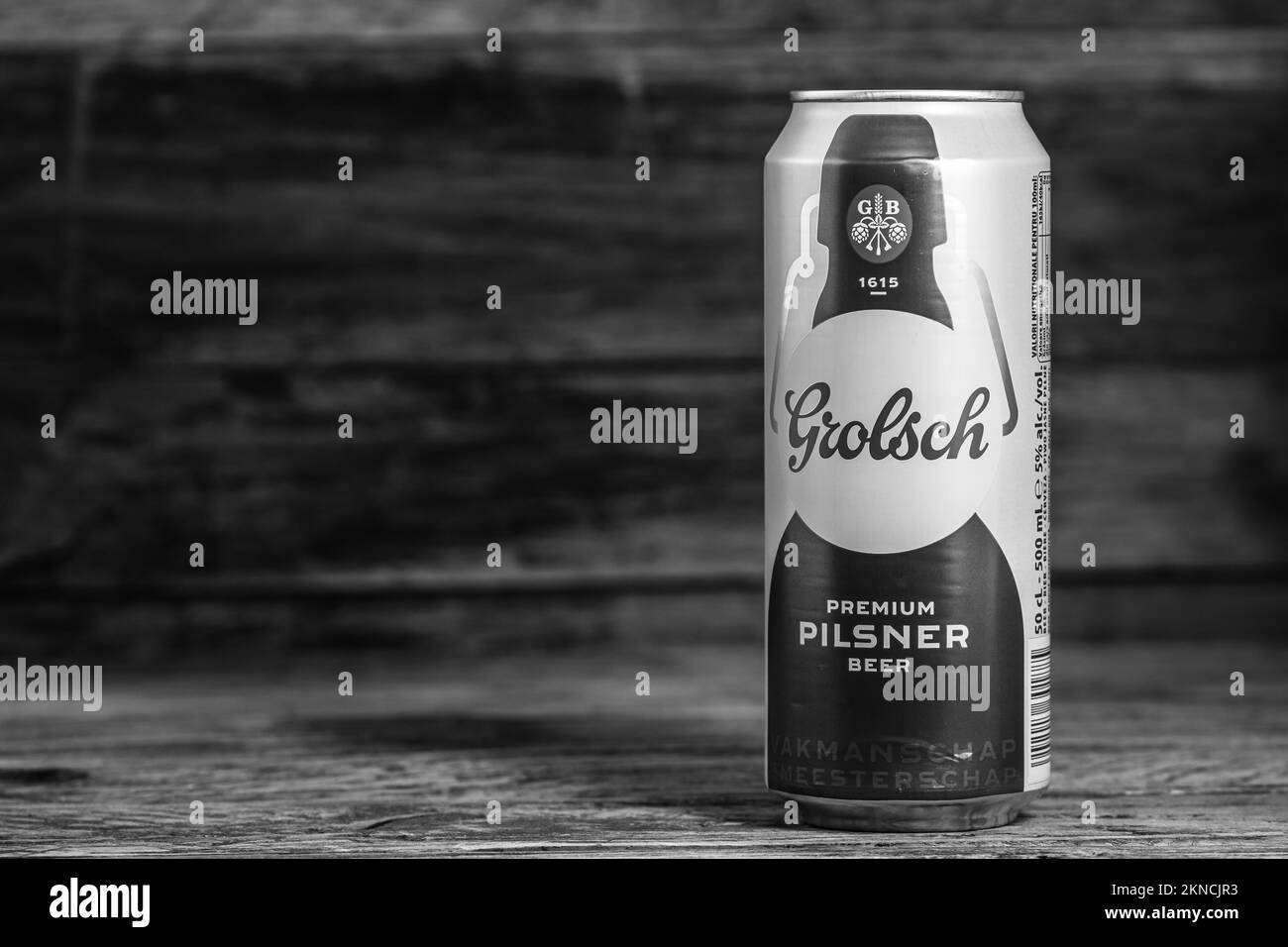 Grolsch Premium Pilsner Grolsch Beer. Bucharest, Romania, 2023 Stock