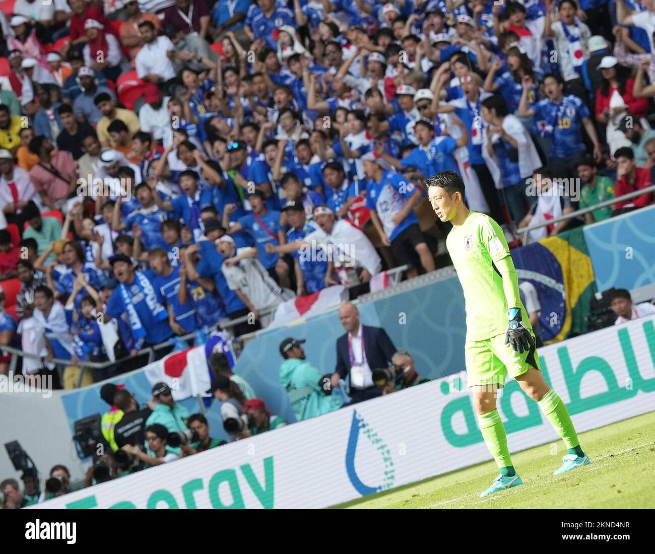 11/27/2022, Ahmad bin Ali Stadium, Doha, QAT, World Cup FIFA 2022, Group E, Japan vs Costa Rica, in the picture Costa Rica's forward Joel Campbell Stock Photo