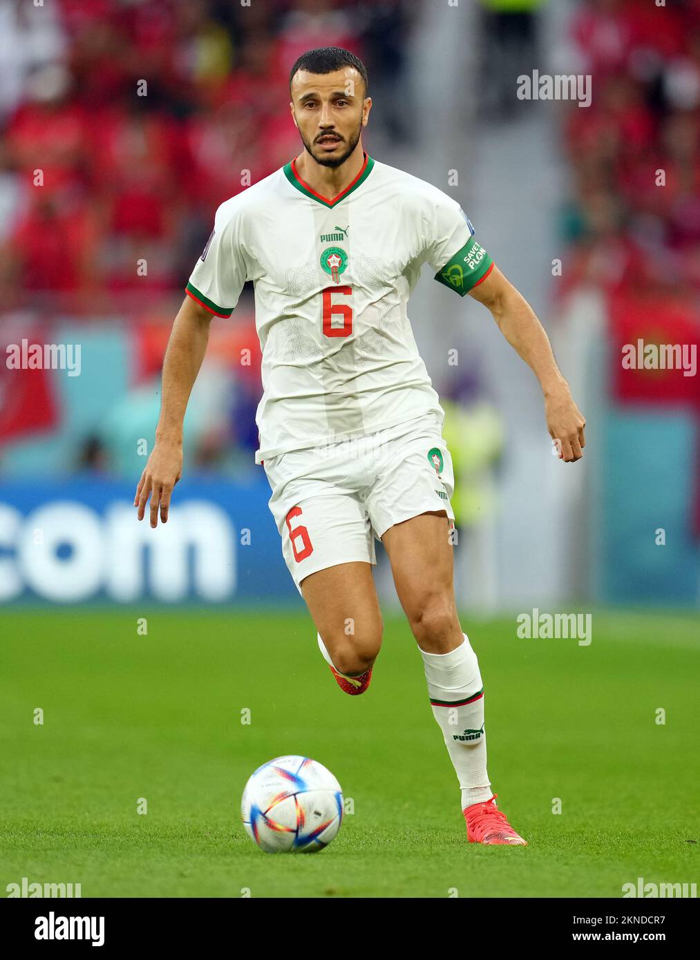 Morocco's Romain Saiss during the FIFA World Cup Group F match at the ...