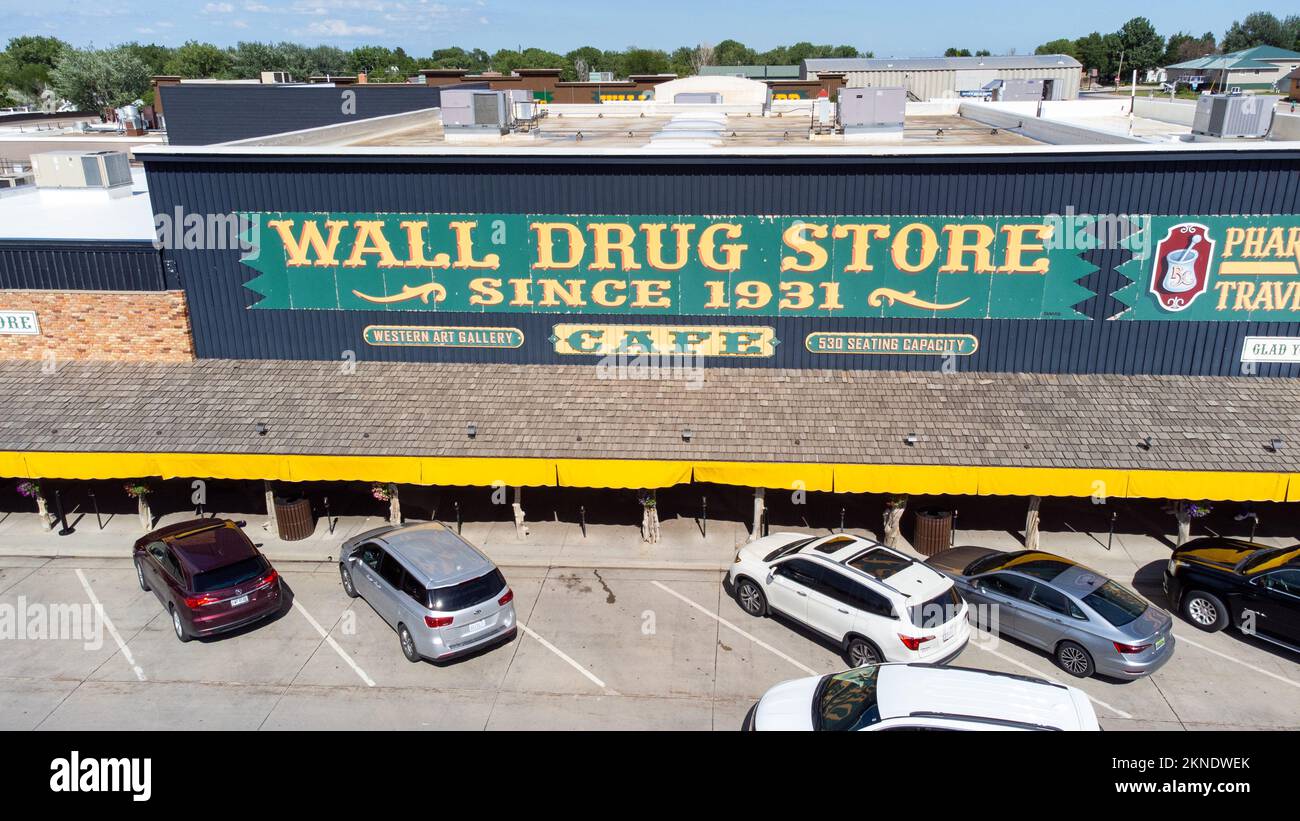 Wall Drug Store, Wall, South Dakota, USA Stock Photo