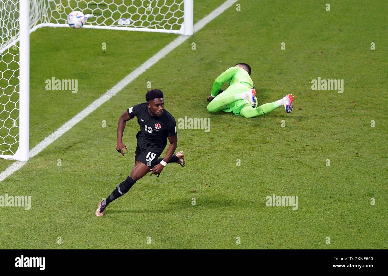 Stunning Canada Captain Alphonso Davies Available To Play Vs. Qatar After Missing World Cup Opener Background in HD Stunning Canada Captain Alphonso Davies Available To Play Vs. Qatar After Missing World Cup Opener Background in HD