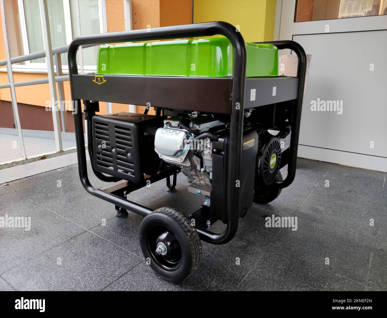 KYIV, UKRAINE NOVEMBER 26, 2022 A generator is pictured at a Point