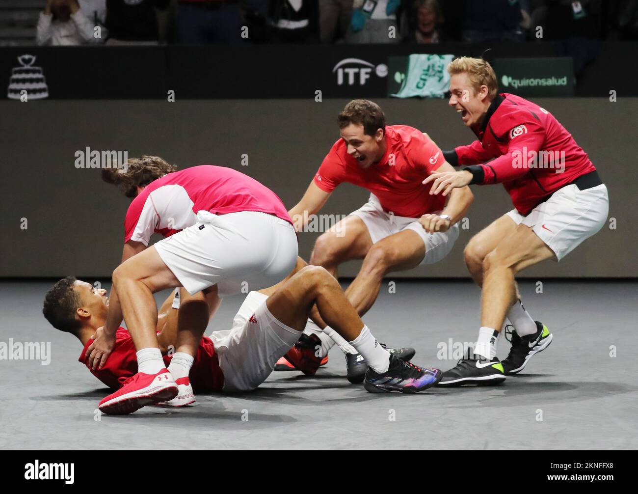 Sport Tennis Malaga, Davis Cup final, Australia-Canada, Felix Auger ...