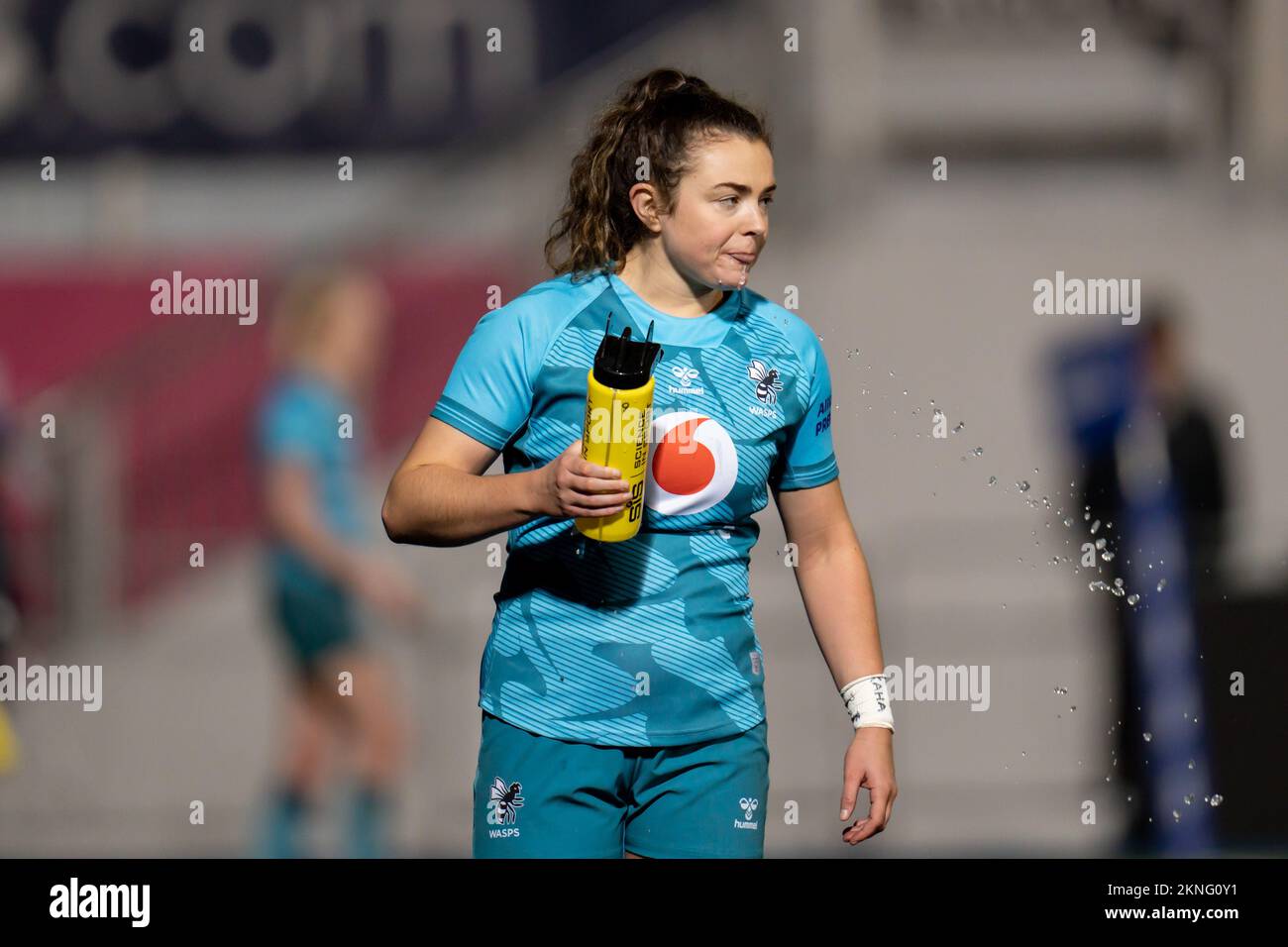 Liz Crake 8 of Wasps Women during the Women's Allianz Premier 15's